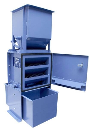 0.8ft³ Hopper Laboratory Split-O-Matic with 18 Chutes at 60° per Stage