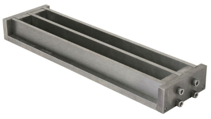 2-Gang Prism Mold, 1x1x10in (Stainless Steel)