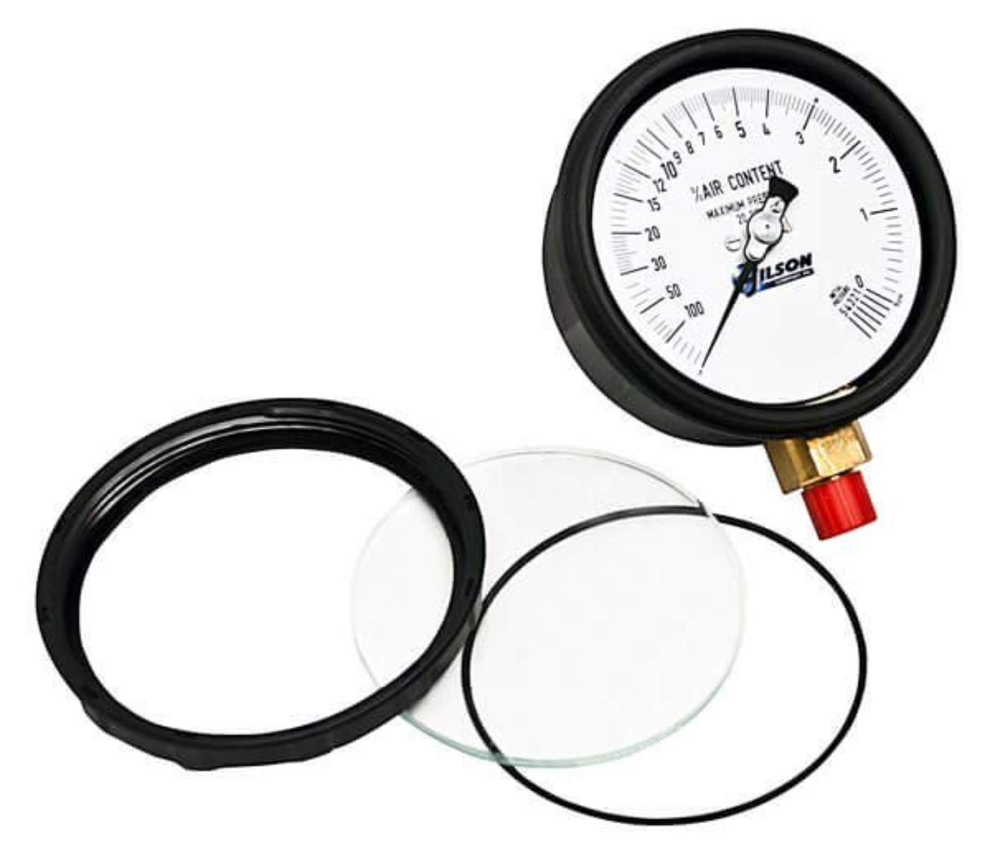 Concrete Air Meter Gauge disassembled