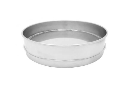 6" All Stainless Extended Rim Pan, Half Height