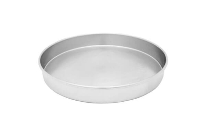 3" All Stainless Sieve Pan, Half Height