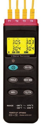 Picture of 4-Channel Thermometer (NIST Certified)