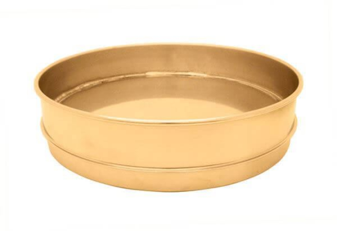 Picture of 12in All Brass Extended Rim Pan, Half-Height