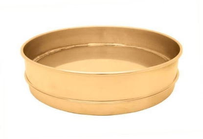 Picture of 12in All Brass Extended Rim Pan, Half-Height