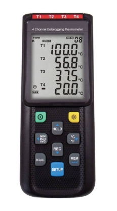 Picture of 4-Channel Data Logging Thermometer