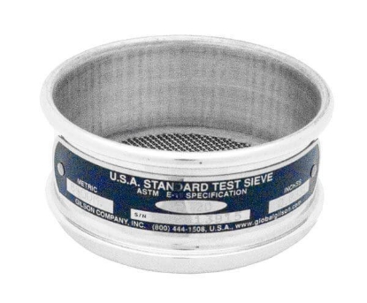 3" Sieve, All Stainless, Half Height, 2.24mm