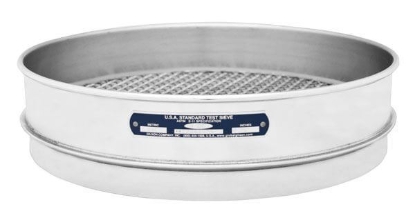 12" Sieve, All Stainless, Intermediate Height, 18mm
