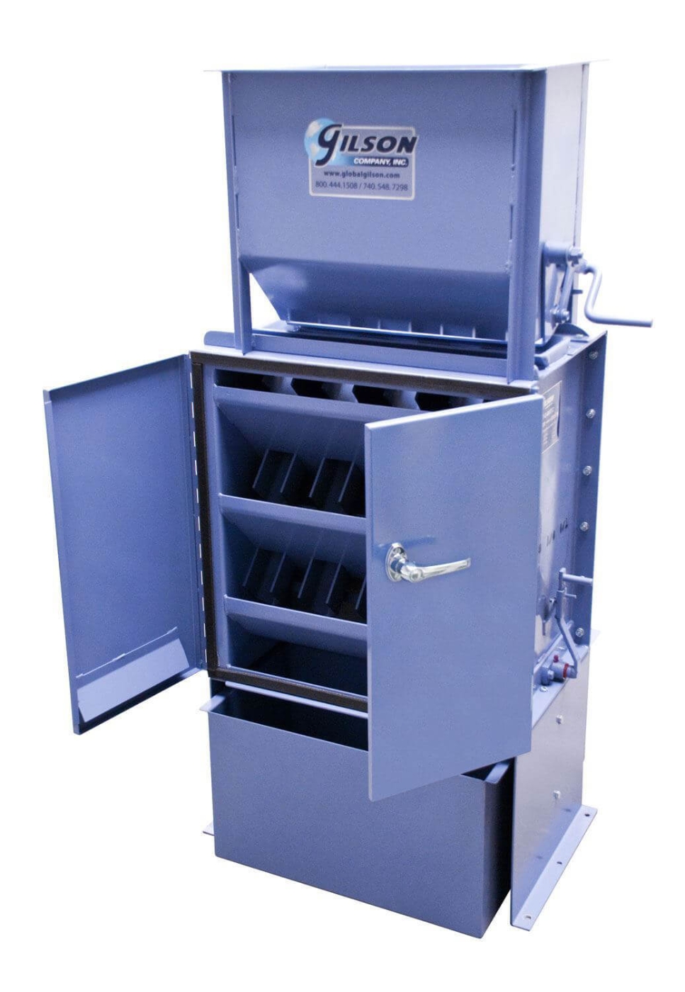 Picture of 1.6ft³ Hopper Laboratory Split-O-Matic with 8 Chutes per Stage