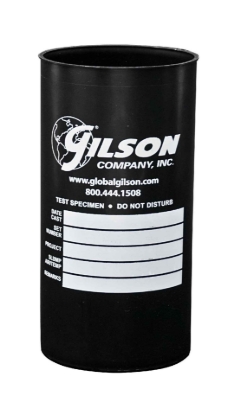 Picture of 4x8in Single-Use Plastic Cylinder Molds, (Bulk Ordering 25+ Cases)