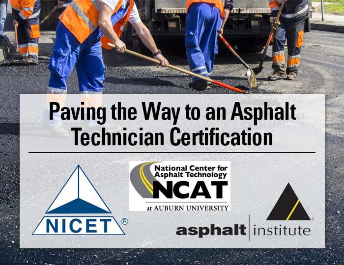 Paving the Way to an Asphalt Technician Certification