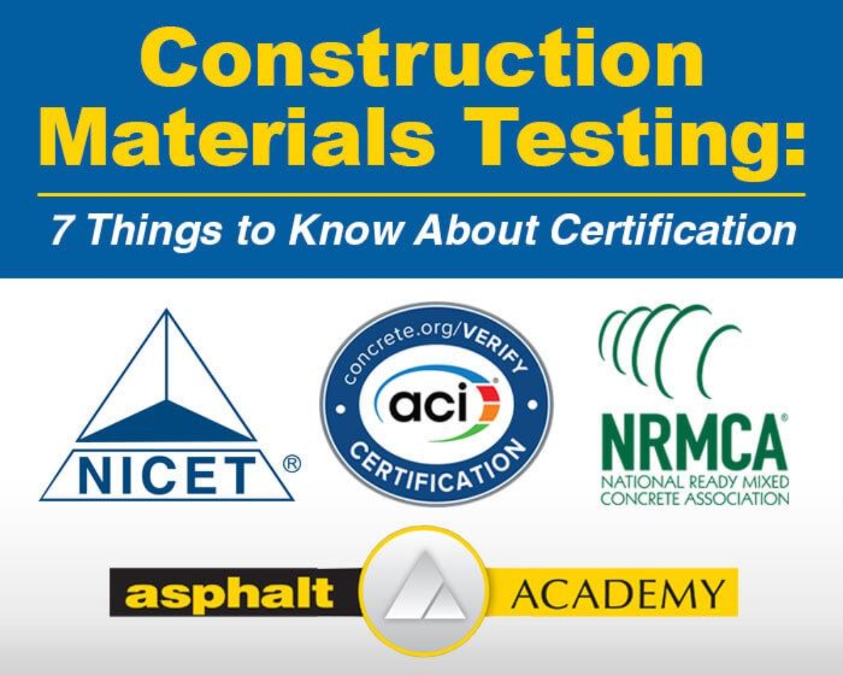 Construction Material Testing: 7 Things to Know About Certification