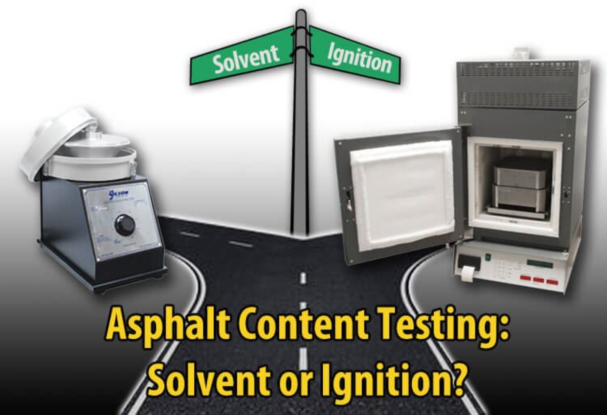 Asphalt Content Testing: Solvent Extraction vs Ignition Furnace (Infographic)