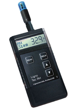 Picture of Tec RH Meter with BluePeg Probe & Adapter