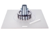 Modified Slump Cone for SCC Passing Ability Test shown with Passing Ability Set for J-Ring Test (Set additional)