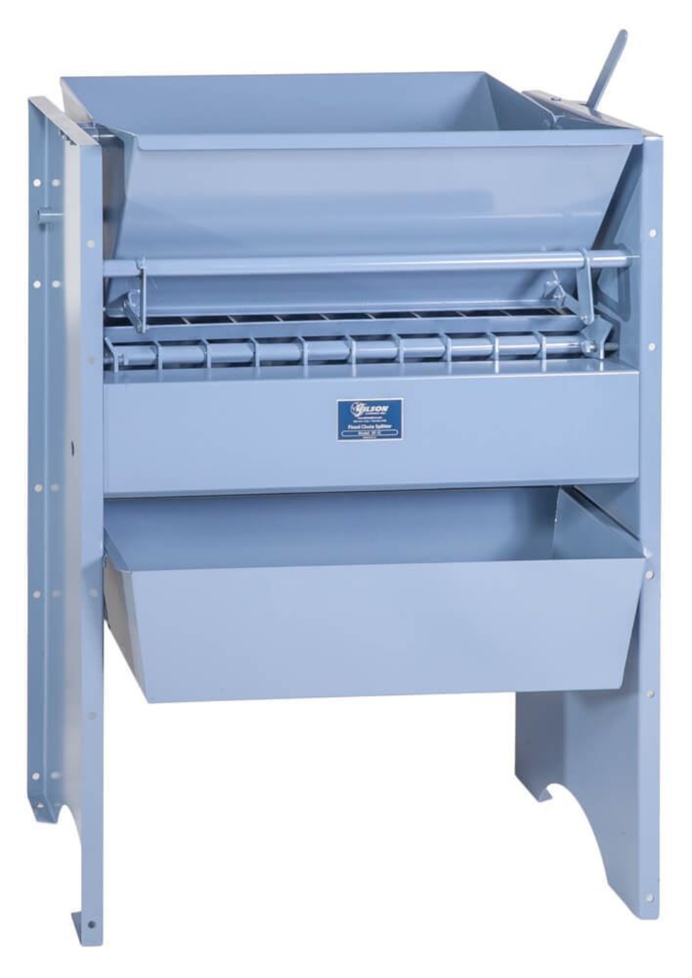 2-1/4in Fixed Chute Adapter in a SP-1 Sample Splitter (Splitter not included)