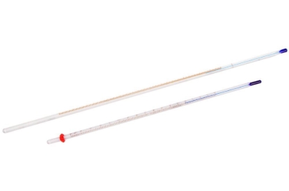 Non-Mercury Glass Partial Immersion and Total Immersion Thermometer shown 