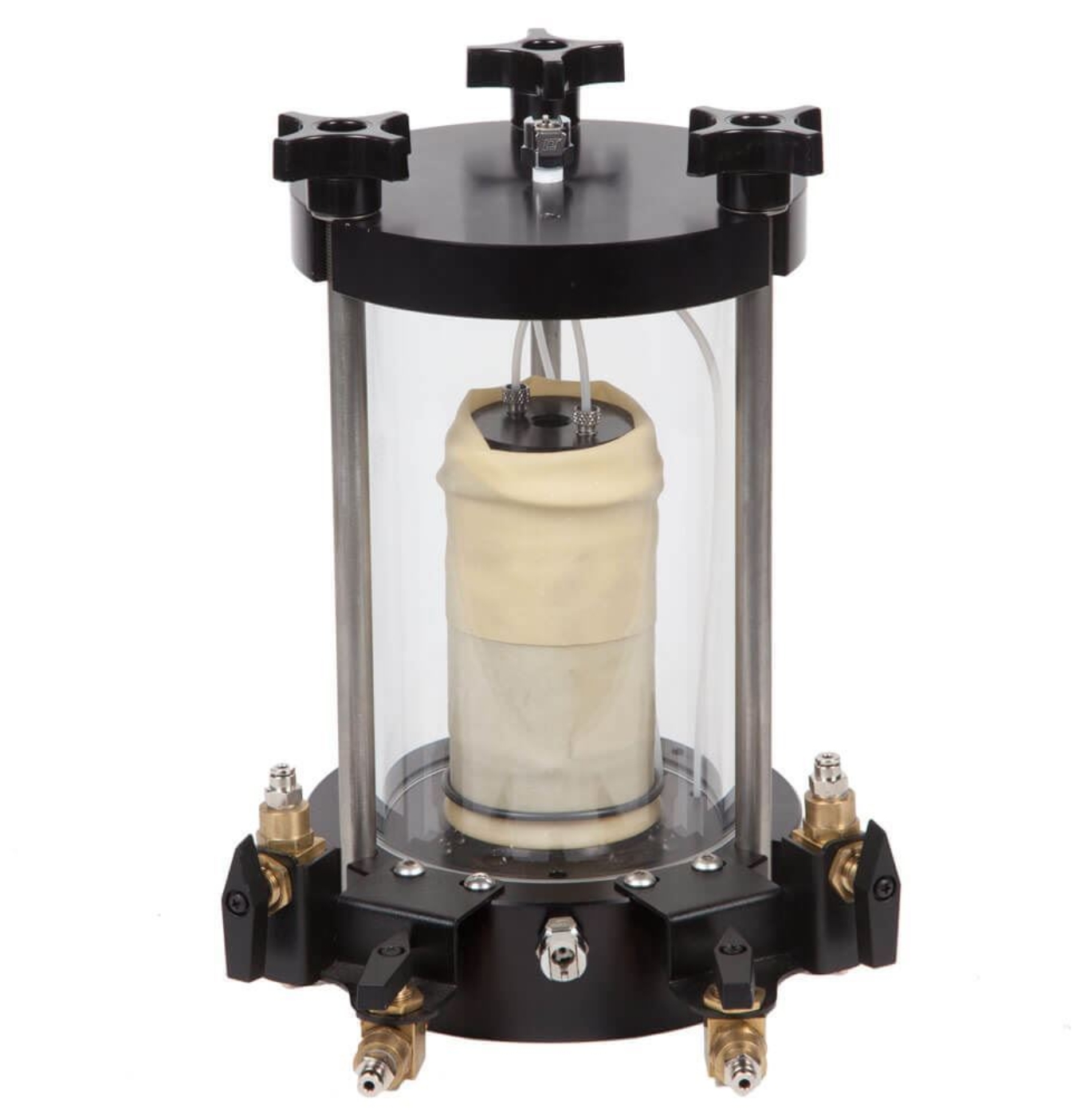 Flexible Wall Permeability Cell with Test Cell Kit and sample (Kit sold separately)