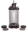 Triaxial Cell for 6.0in diameter specimens with anodized aluminum Cap and Pedestal, and two Porous Stones (Cap, Pedestal and Stones sold separately)