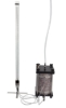 Free-standing Double Tube Manometer with ASTM 9in Sand & Gravel Permeameter and sample (Permeameter sold separately)