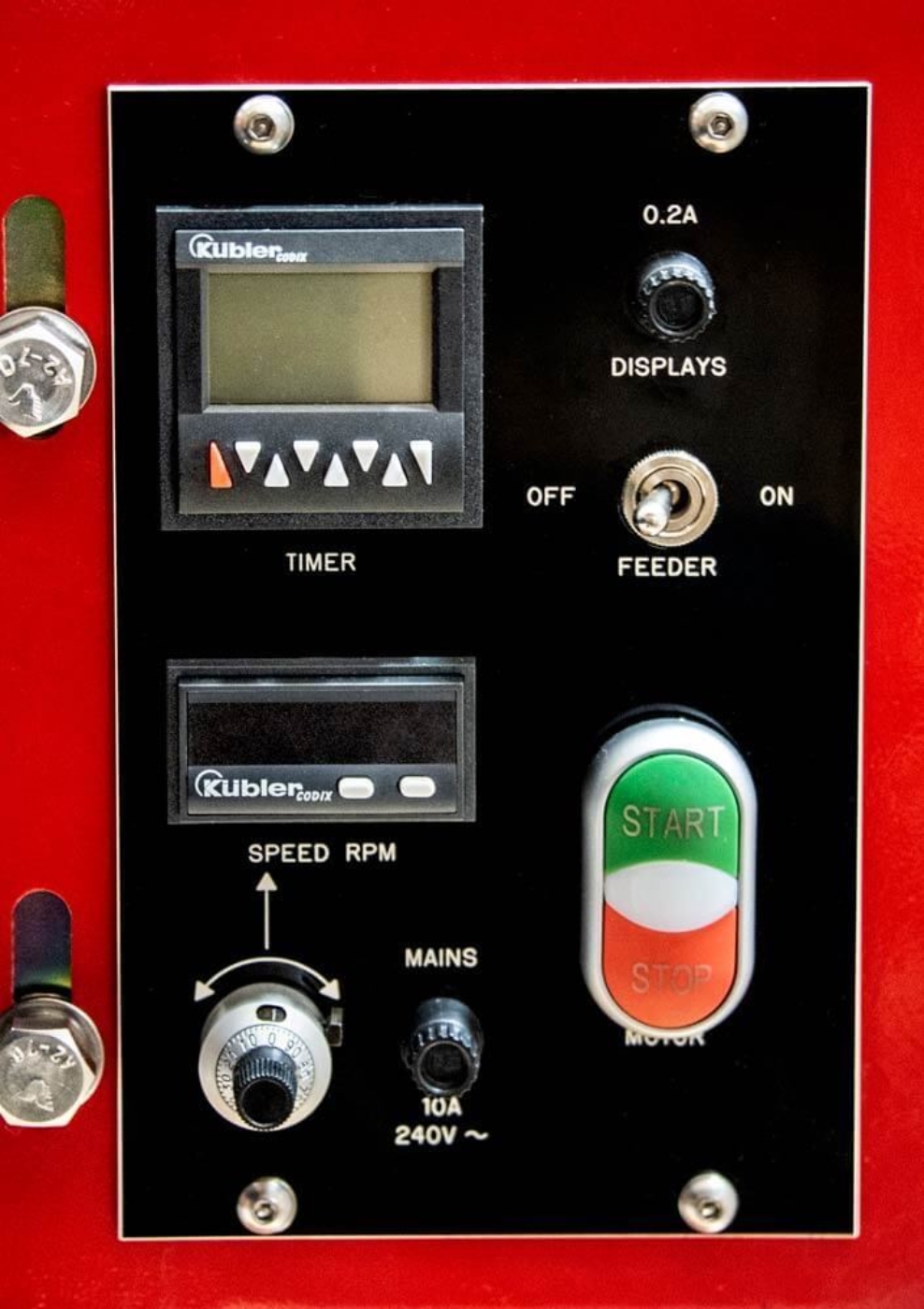 Accelerated Polishing Machine Control Panel