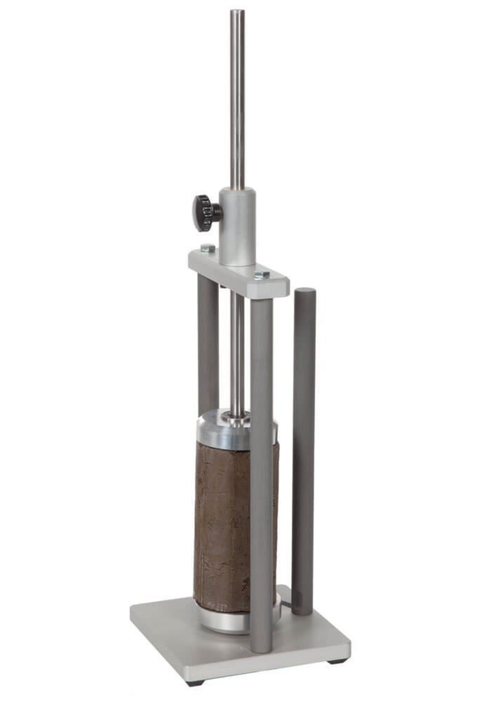 1 to 3in Adjustable Soil Trimmer shown with sample