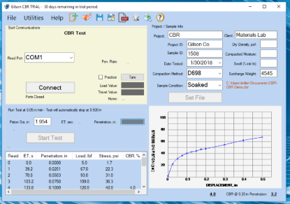 CBR / LBR Data Acquisition Software