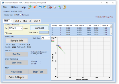 Picture of Consolidation Data Acquisition Software