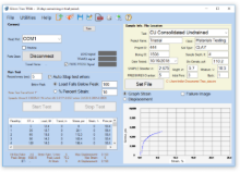 Picture of Triaxial Compression Data Acquisition Software