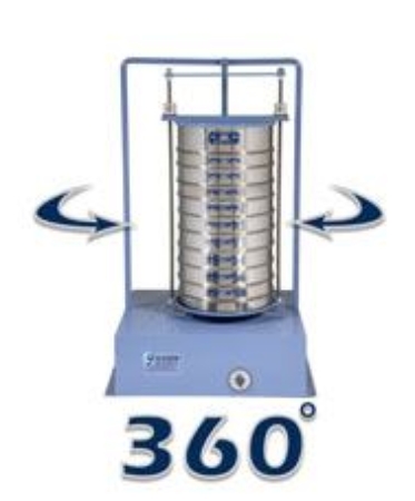Picture for category SS-14, Gilson 8in / 12in Sieve Shaker w/ Mechanical Timer