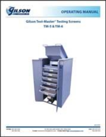 Picture for category Gilson Test-Master® Testing Screens
