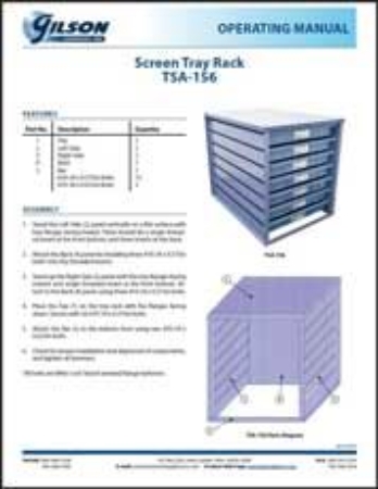 Picture for category Screen Tray Storage Rack