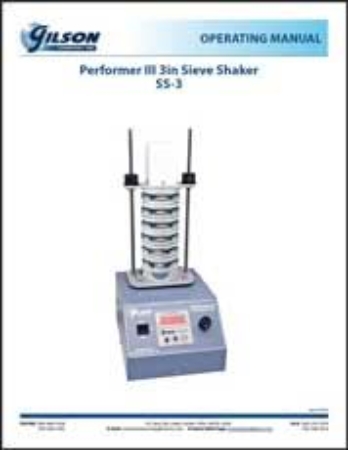 Picture for category Gilson 3in Vibratory Sieve Shaker
