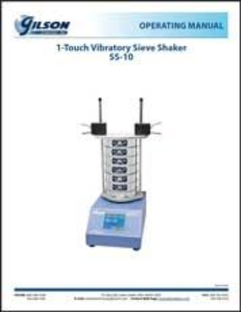 Picture for category Gilson 8in Vibratory Sieve Shaker