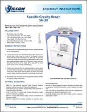 Picture for category Specific Gravity Bench
