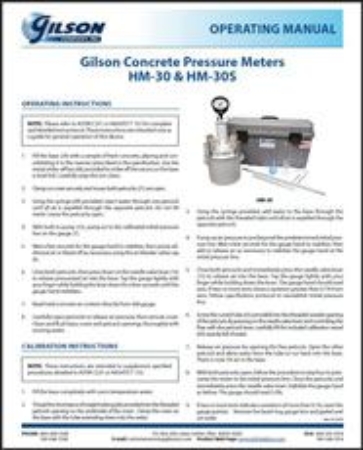 Picture for category Gilson Concrete Air Meters (HM-30/30S)