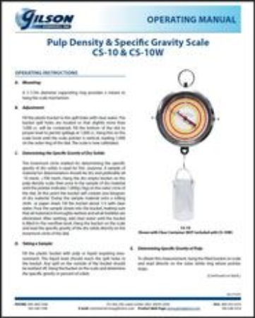 Picture for category Pulp Density/Specific Gravity Scale