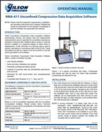 Picture for category Unconfined Compression Data Acquisition Software