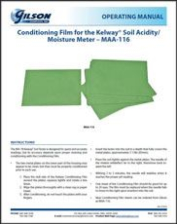 Picture for category Conditioning Film for Kelway Soil Testers