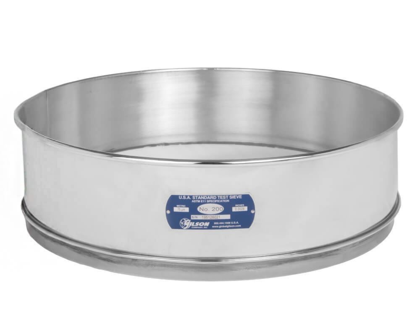 Picture of 18in Sieve, All Stainless, Full-Height, No.120