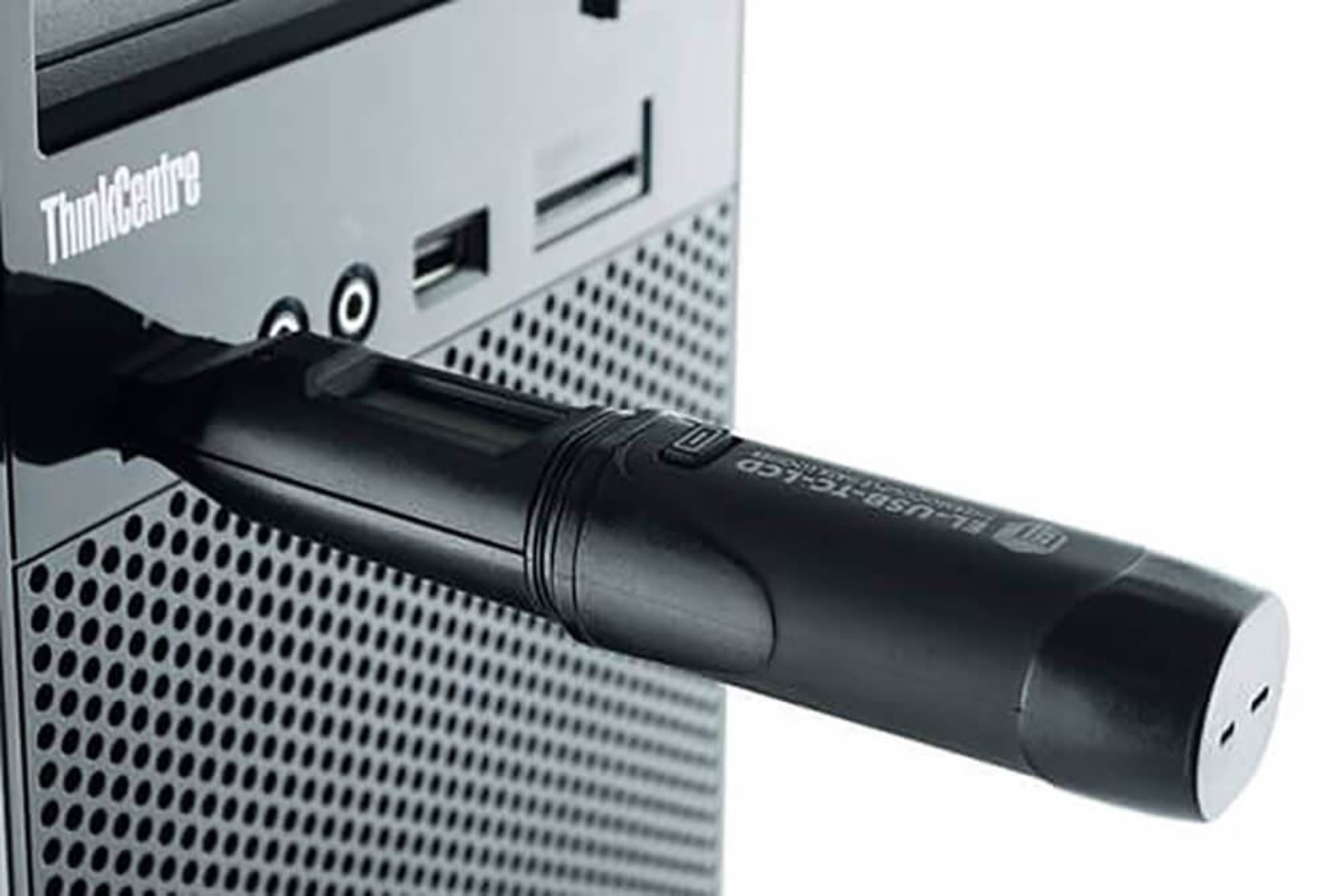 Picture of USB Thermocouple Temperature Data Logger with Display, 32–392°F (0–200°C)