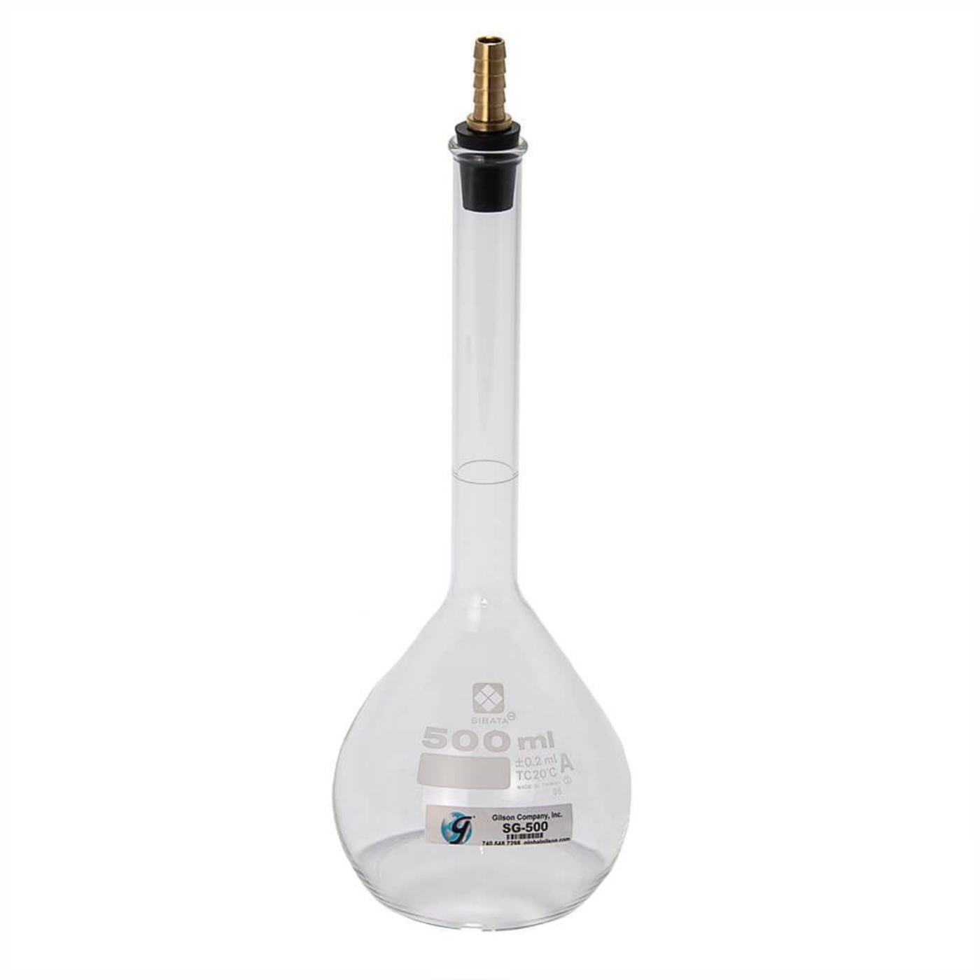 No. 1 Stopper shown in volumetric flask