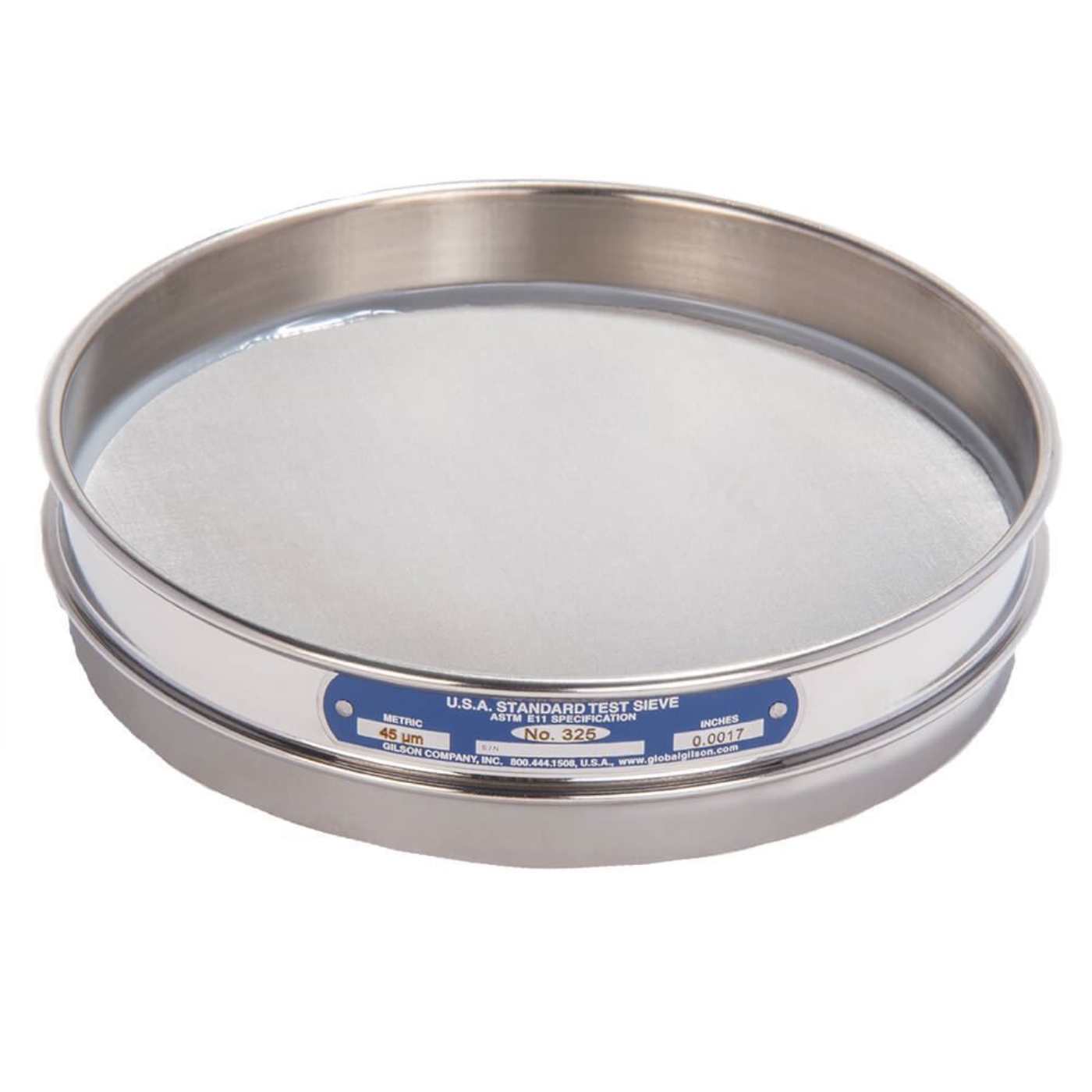 Picture of 8in Sieve, All Stainless, Half-Height, No.325
