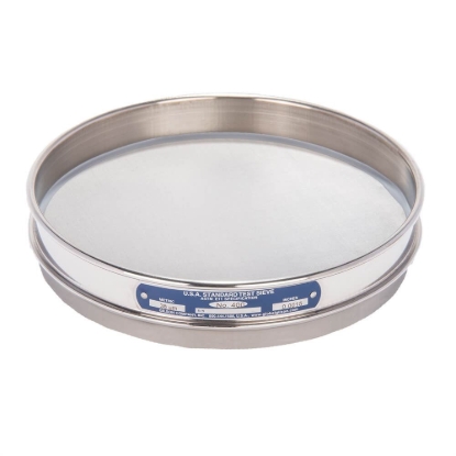 Picture of 8in Sieve, All Stainless, Half-Height, No.400