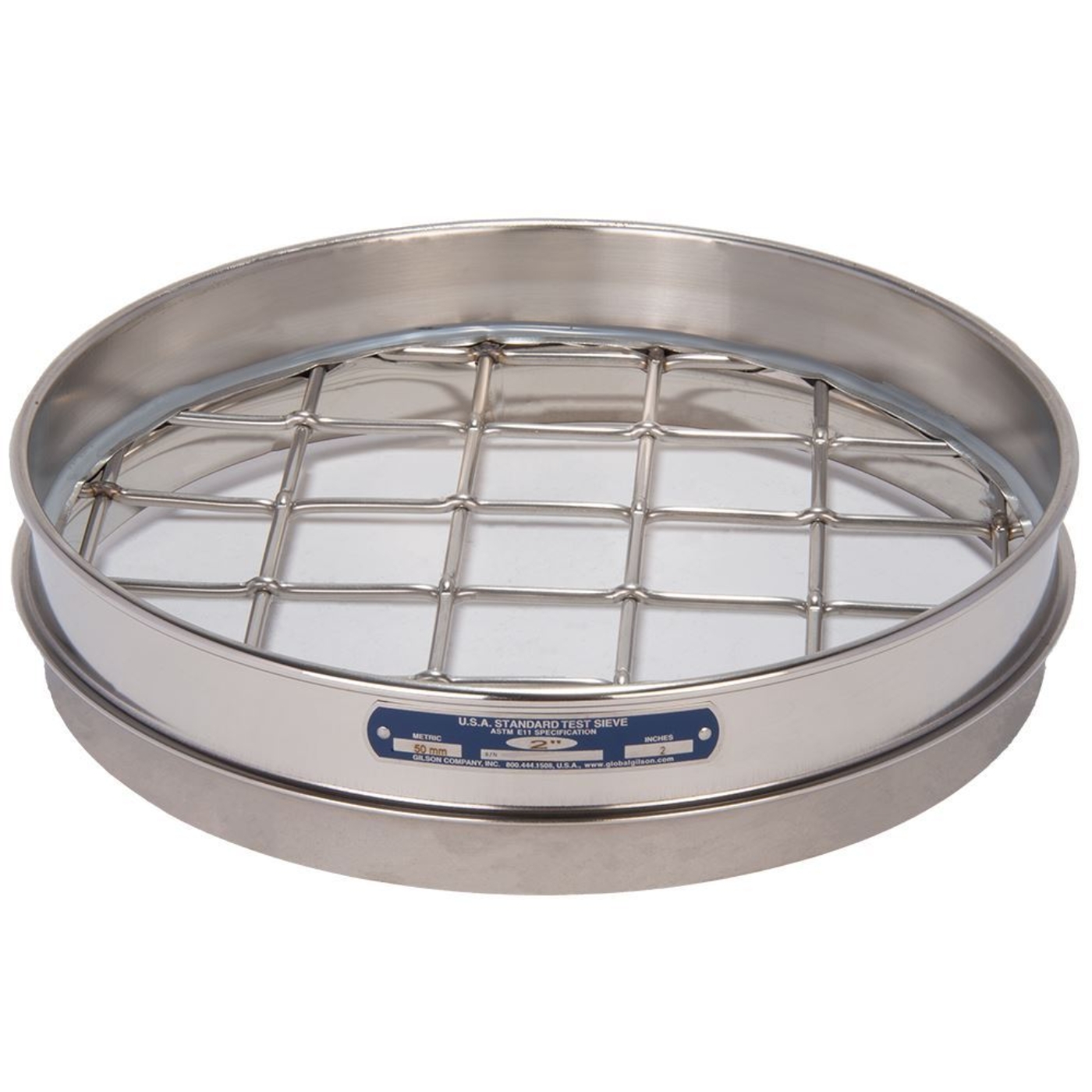 Picture of 12in Sieve, All Stainless, Half-Height, 2in