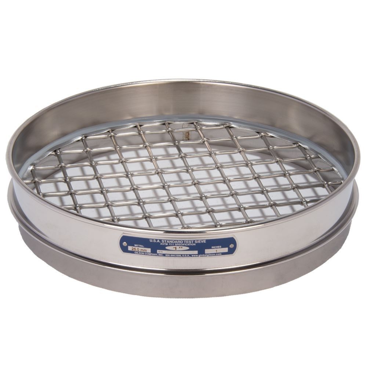 Picture of 12in Sieve, All Stainless, Half-Height, 1in