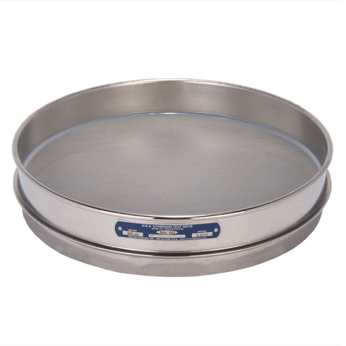 Picture of 12in Sieve, All Stainless, Half-Height, No.50