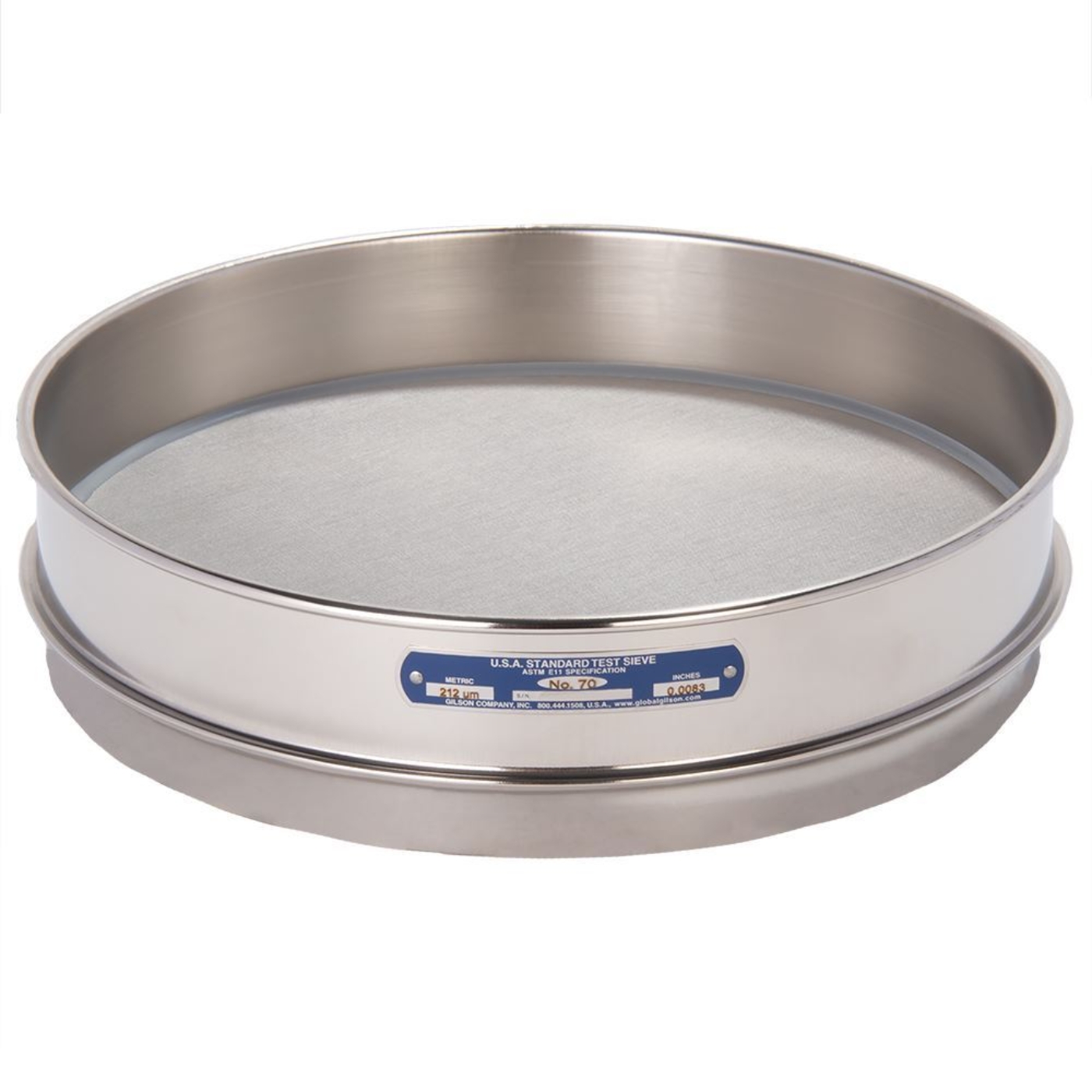 Picture of 12in Sieve, All Stainless, Intermediate-Height, No.70