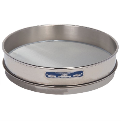 Picture of 12in Sieve, All Stainless, Intermediate-Height, No.270 with Backing Cloth