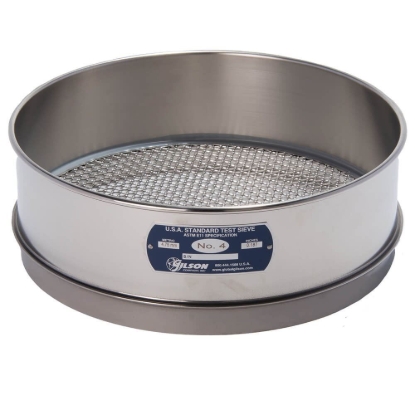 Picture of 18in Sieve, All Stainless, Full-Height, 4in