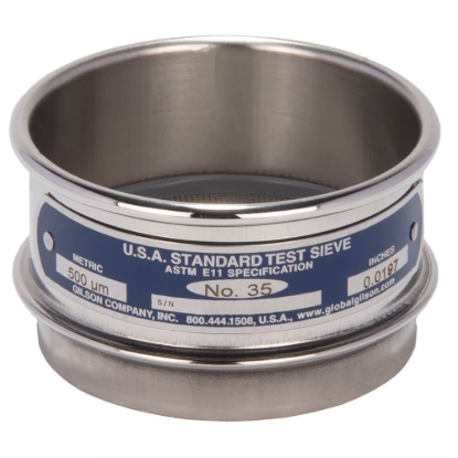 Picture of 3in Sieve, All Stainless, Full-Height, No.35